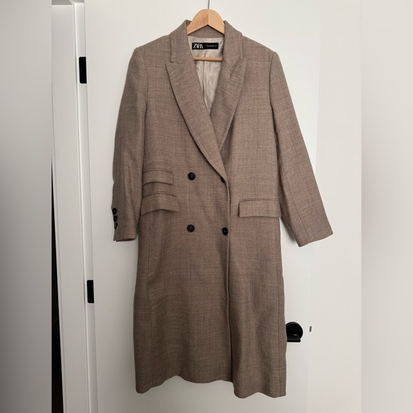 Zara 100% Wool Coat - Picture 1 of 5